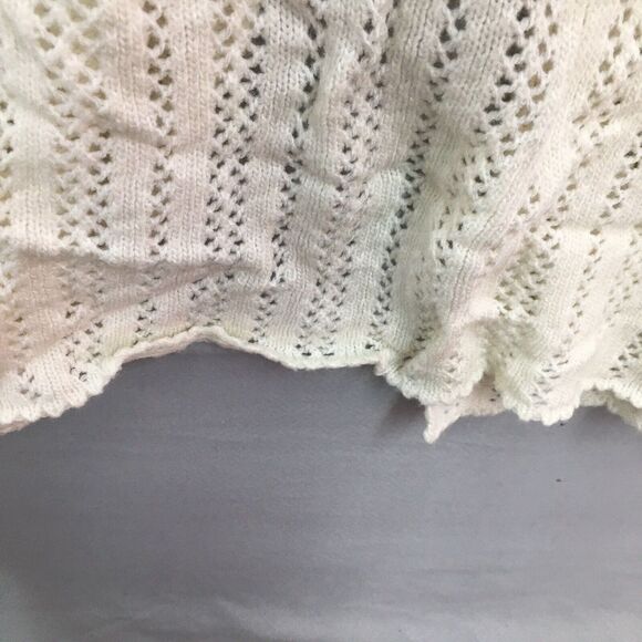 Fionini International Plus Long Sleeve Cream Knit Cardigan Size 22/24 Womens - Picture 11 of 12